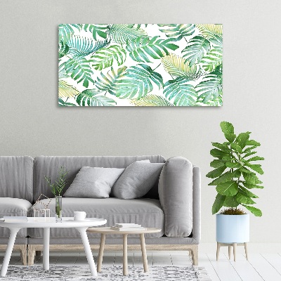 Foto quadro su tela Foglie tropicali