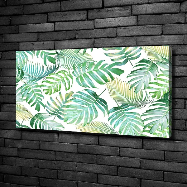 Foto quadro su tela Foglie tropicali