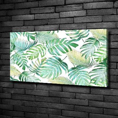 Foto quadro su tela Foglie tropicali