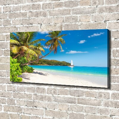 Foto quadro su tela Spiaggia tropicale