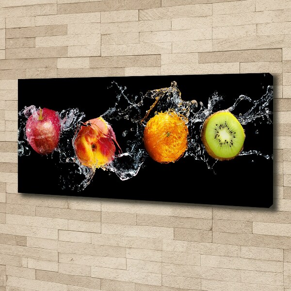 Quadro su tela Frutta e acqua