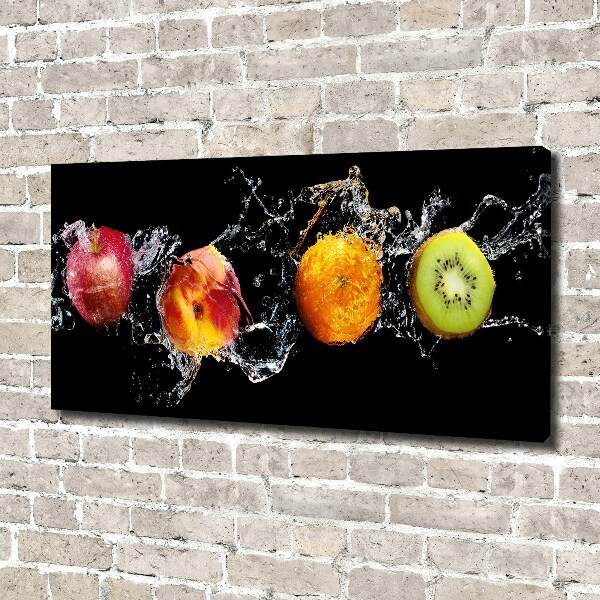 Quadro su tela Frutta e acqua