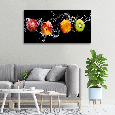 Quadro su tela Frutta e acqua