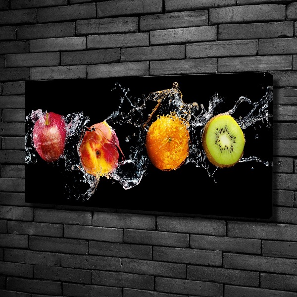 Quadro su tela Frutta e acqua