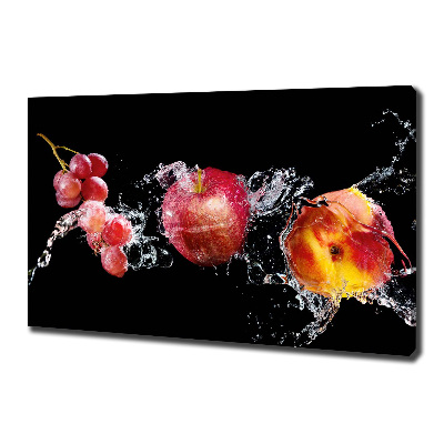 Quadro su tela Frutta e acqua