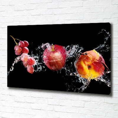 Quadro su tela Frutta e acqua