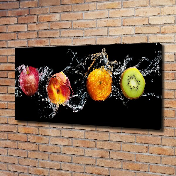 Quadro su tela Frutta e acqua