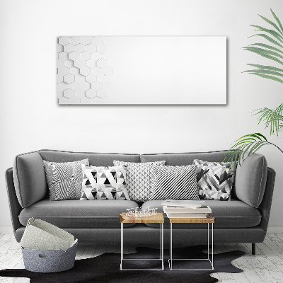 Quadro su tela Sfondo esagonale