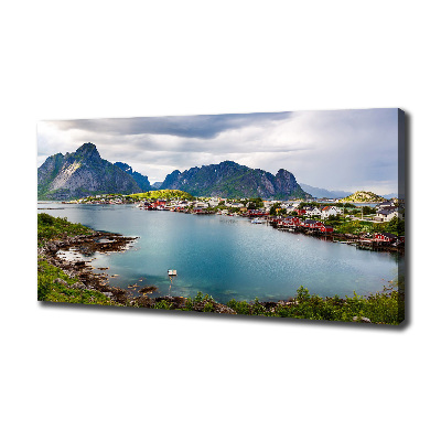 Quadro stampa su tela Isole Lofoten in Norvegia
