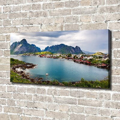 Quadro stampa su tela Isole Lofoten in Norvegia