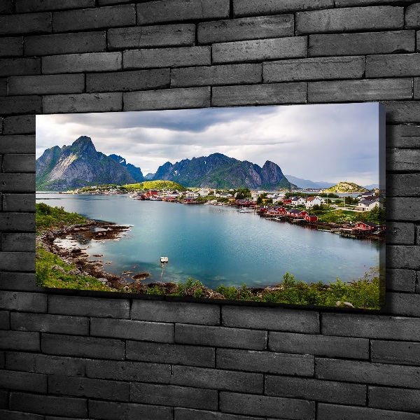 Quadro stampa su tela Isole Lofoten in Norvegia