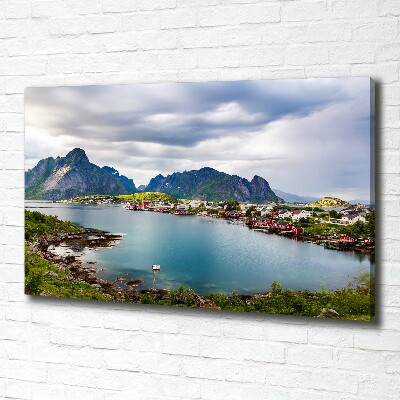 Quadro stampa su tela Isole Lofoten in Norvegia