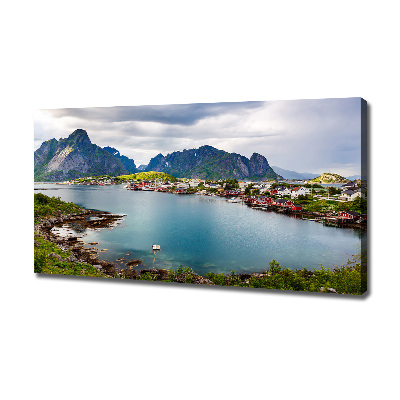 Quadro stampa su tela Isole Lofoten in Norvegia