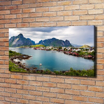 Quadro stampa su tela Isole Lofoten in Norvegia