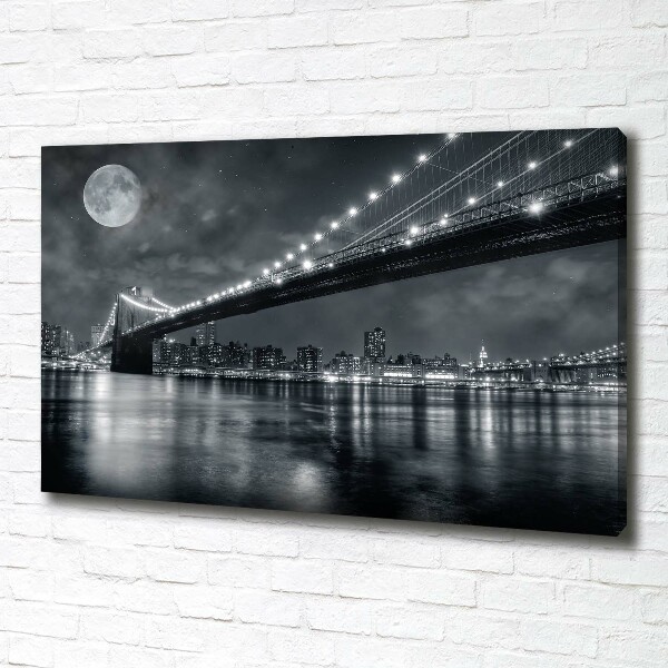 Quadro su tela Ponte di Brooklyn