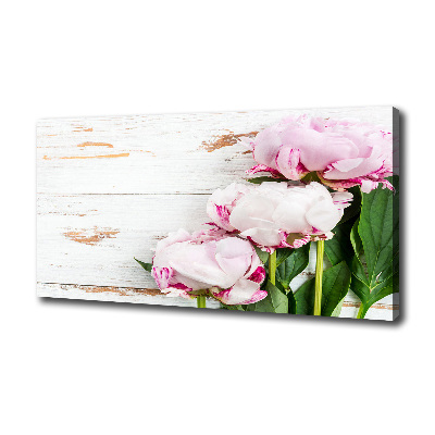 Quadro stampa su tela Peonie