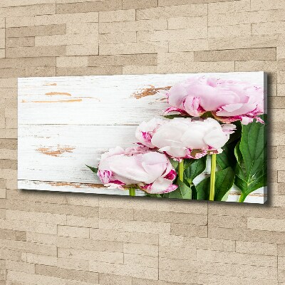 Quadro stampa su tela Peonie