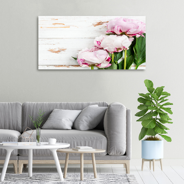 Quadro stampa su tela Peonie