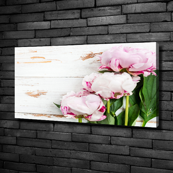 Quadro stampa su tela Peonie