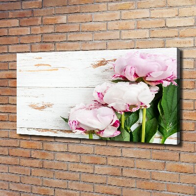 Quadro stampa su tela Peonie