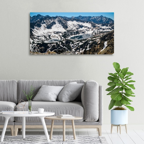 Foto quadro su tela Lago nei Monti Tatra