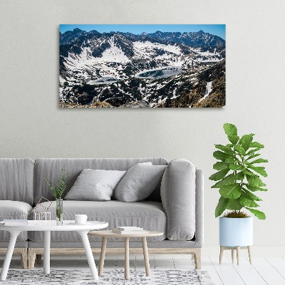 Foto quadro su tela Lago nei Monti Tatra