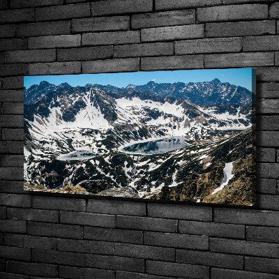 Foto quadro su tela Lago nei Monti Tatra