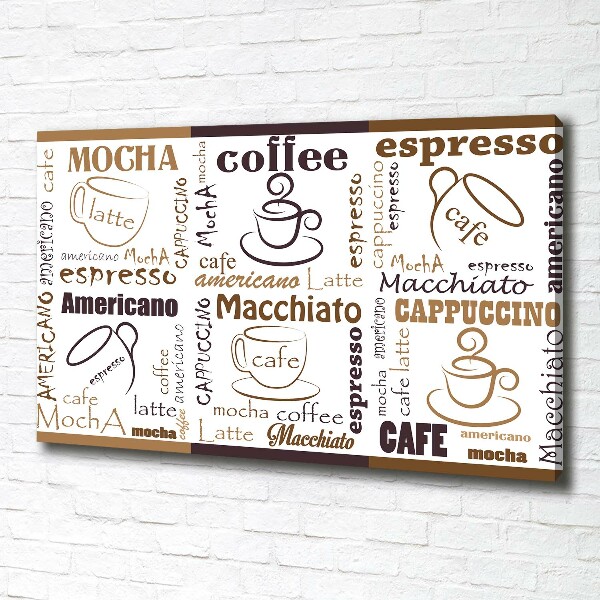 Quadro su tela È ora del caffè