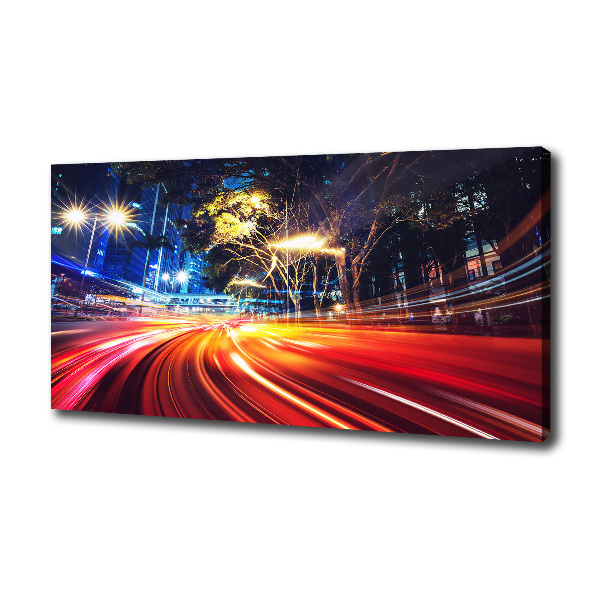 Quadro stampa su tela Velocità in città