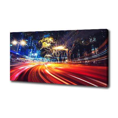 Quadro stampa su tela Velocità in città