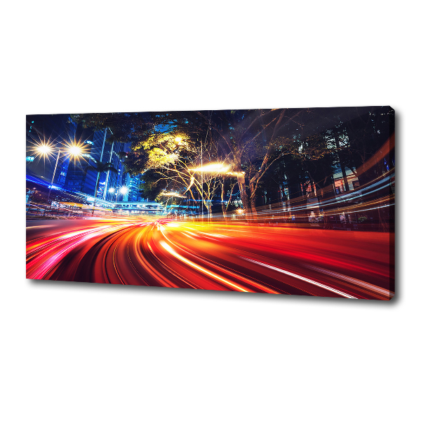 Quadro stampa su tela Velocità in città