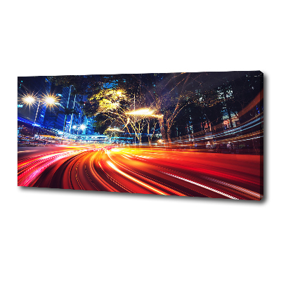 Quadro stampa su tela Velocità in città