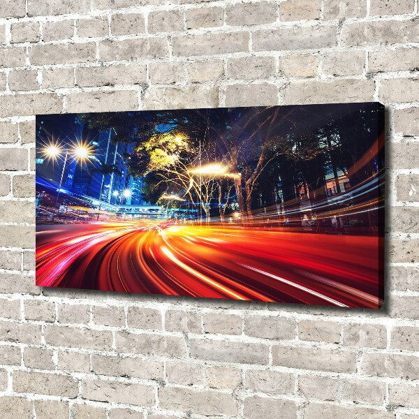 Quadro stampa su tela Velocità in città