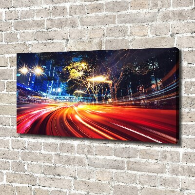 Quadro stampa su tela Velocità in città