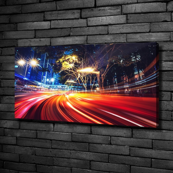 Quadro stampa su tela Velocità in città