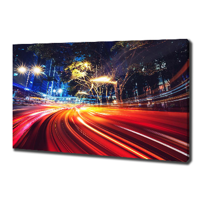 Quadro stampa su tela Velocità in città