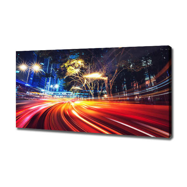 Quadro stampa su tela Velocità in città