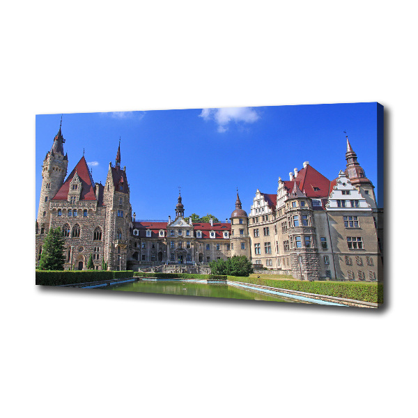 Foto quadro su tela Castello di Moszna, Polonia