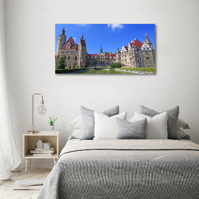 Foto quadro su tela Castello di Moszna, Polonia
