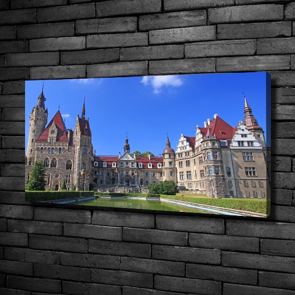 Foto quadro su tela Castello di Moszna, Polonia
