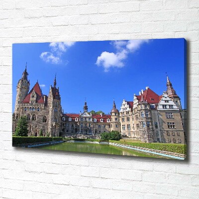 Foto quadro su tela Castello di Moszna, Polonia