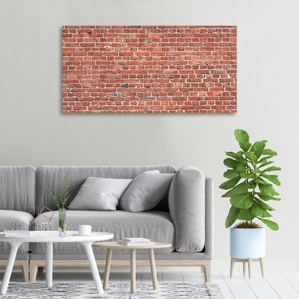 Foto quadro su tela Muro di mattoni