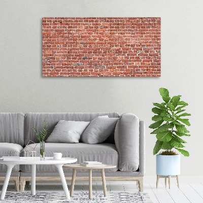 Foto quadro su tela Muro di mattoni