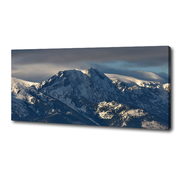 Foto quadro su tela Giewont in inverno