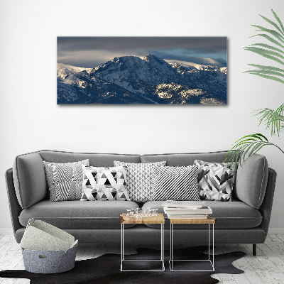 Foto quadro su tela Giewont in inverno