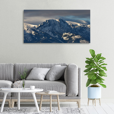 Foto quadro su tela Giewont in inverno