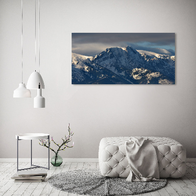 Foto quadro su tela Giewont in inverno