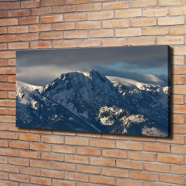 Foto quadro su tela Giewont in inverno
