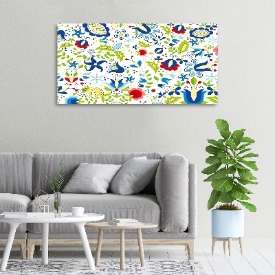 Quadro stampa su tela Modello etnico