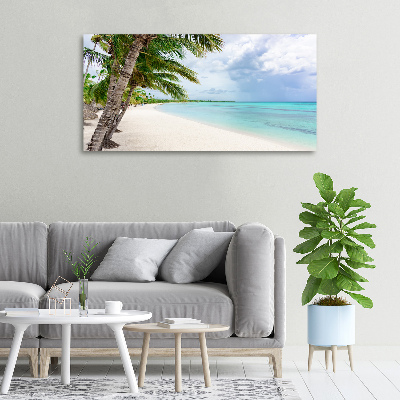 Quadro su tela Spiaggia tropicale